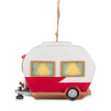 Red And White Camper Birdhouse