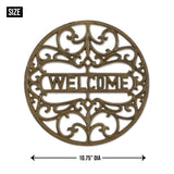 Welcome Cast Iron Stepping Stone