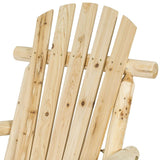 Outdoor Wooden Log Rocking Chair - Adirondack Style - Distinctive Merchandise