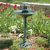 3-Tier Outdoor Bird Bath Water Fountain
