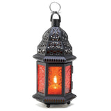 Amber Moroccan Candle Lantern - Distinctive Merchandise