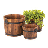 Apple Barrel Planter Trio - Distinctive Merchandise