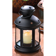 Black Colonial Candle Lamp - Distinctive Merchandise