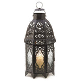 Black Lattice Lantern - Distinctive Merchandise