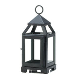 Black Mini Contemporary Lantern - Distinctive Merchandise