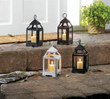 Black Mini Contemporary Lantern - Distinctive Merchandise