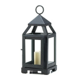 Black Mini Contemporary Lantern - Distinctive Merchandise