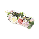 Blooming Faux Floral Candleholder - Distinctive Merchandise