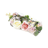 Blooming Faux Floral Candleholder - Distinctive Merchandise