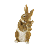 Mom And Baby Rabbit Figurine - Distinctive Merchandise