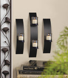 Contemporary Wall Sconce Trio - Distinctive Merchandise