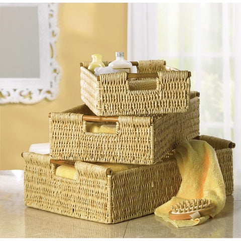 Corn Husk Nesting Baskets - Distinctive Merchandise