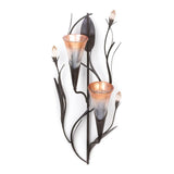 Dawn Lilies Candle Wall Sconce - Distinctive Merchandise