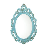 Distressed Baby Blue Wall Mirror - Distinctive Merchandise