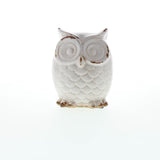 Distressed White Owl Figurine - Distinctive Merchandise