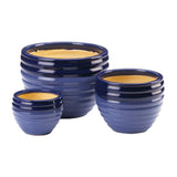 Duo Blue Tone Planter Trio - Distinctive Merchandise