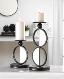 Duo Mirrored Candleholder - Distinctive Merchandise