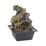 Elephant Family Tabletop Fountain - Distinctive Merchandise