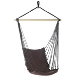 Espresso Cotton Padded Swing Chair - Distinctive Merchandise