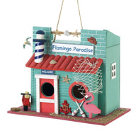 Flamingo Paradise Birdhouse - Distinctive Merchandise
