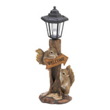 Friendly Squirrels Solar Lamp - Distinctive Merchandise