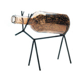 Glass Bottle Reindeer Lantern - Distinctive Merchandise