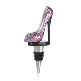 Glitter Shoe Wine Bottle Stopper - Distinctive Merchandise