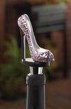 Glitter Shoe Wine Bottle Stopper - Distinctive Merchandise