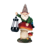 Gnome On Mushroom Solar Statue - Distinctive Merchandise