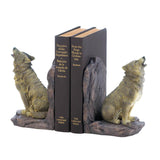 Howling Wolf Bookends - Distinctive Merchandise
