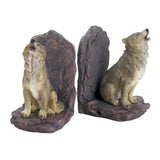 Howling Wolf Bookends - Distinctive Merchandise