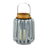 Large Galvanized Metal Lantern - Distinctive Merchandise
