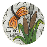 Love Blooms Here Stepping Stone - Distinctive Merchandise