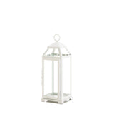 Medium Country White Open Top Lantern - Distinctive Merchandise
