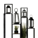 Mini Square Top Black Lantern - Distinctive Merchandise