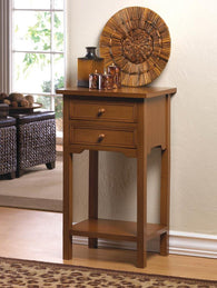 Natural Wooden Side Table - Distinctive Merchandise