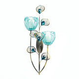 Peacock Blossom Duo Cup Sconce - Distinctive Merchandise