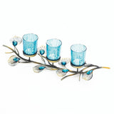 Peacock Inspired Candle Trio - Distinctive Merchandise