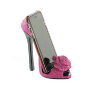 Pink Rose Shoe Phone Holder - Distinctive Merchandise