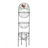 Rooster 3-Tier Kitchen Basket - Distinctive Merchandise