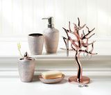 Rose Golden Shimmer Bath Accessories - Distinctive Merchandise