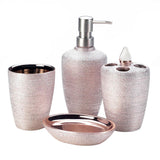 Rose Golden Shimmer Bath Accessories - Distinctive Merchandise