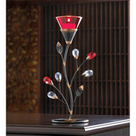 Ruby Blossom Tealight Holder - Distinctive Merchandise