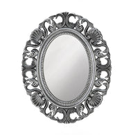 Silver Scallop Wall Mirror - Distinctive Merchandise