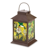 Solar-Powered Floral Lantern - Distinctive Merchandise