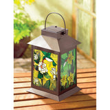 Solar-Powered Floral Lantern - Distinctive Merchandise