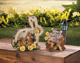 Solar Home Sweet Home Bunnies - Distinctive Merchandise