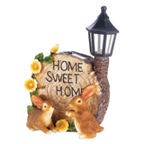 Solar Home Sweet Home Bunnies - Distinctive Merchandise