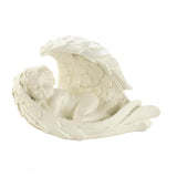 Solar Peaceful Cherub Figurine - Distinctive Merchandise