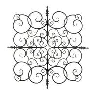 Square Fleur-De-Lis Wall Plaque - Distinctive Merchandise